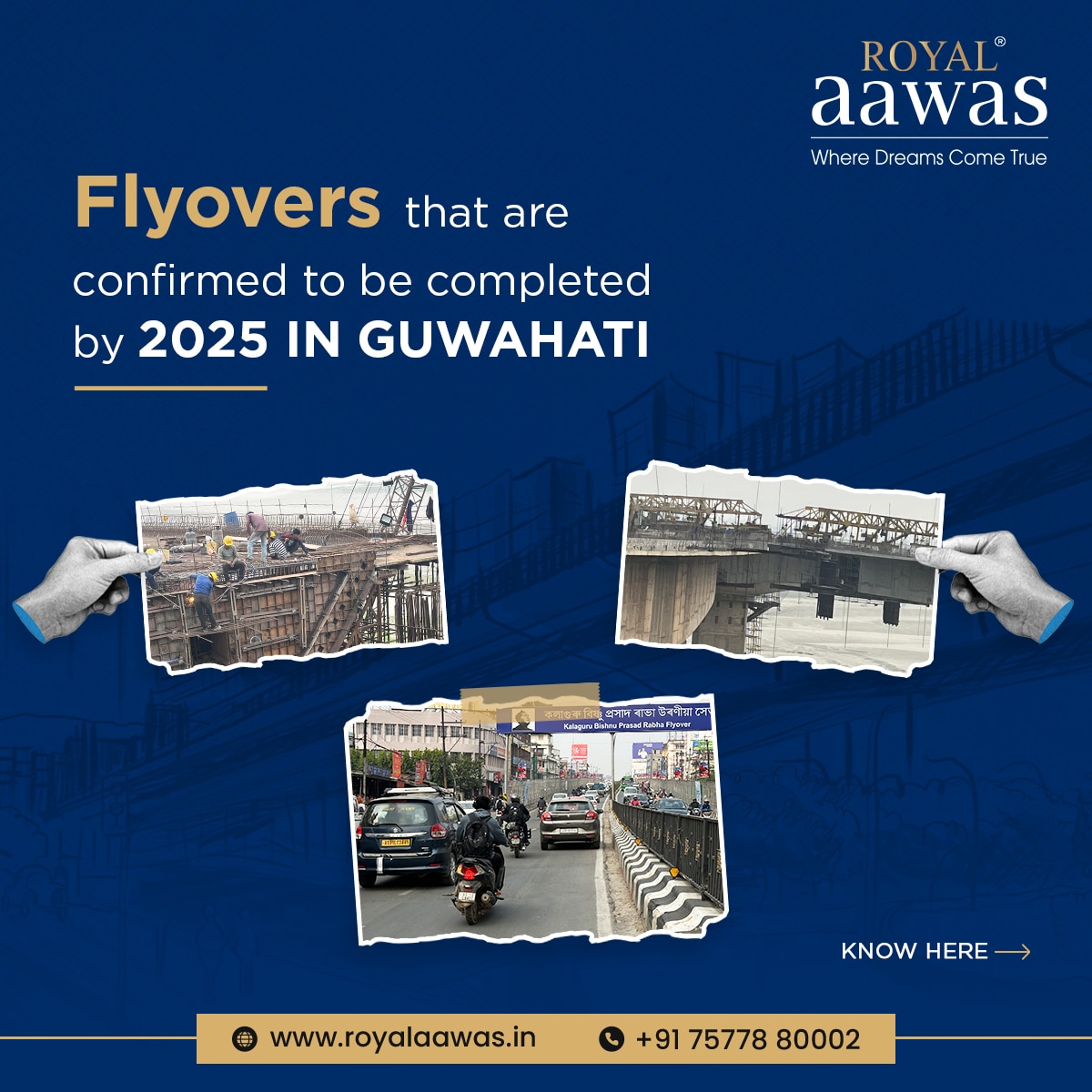 Guwahati’s upcoming flyovers